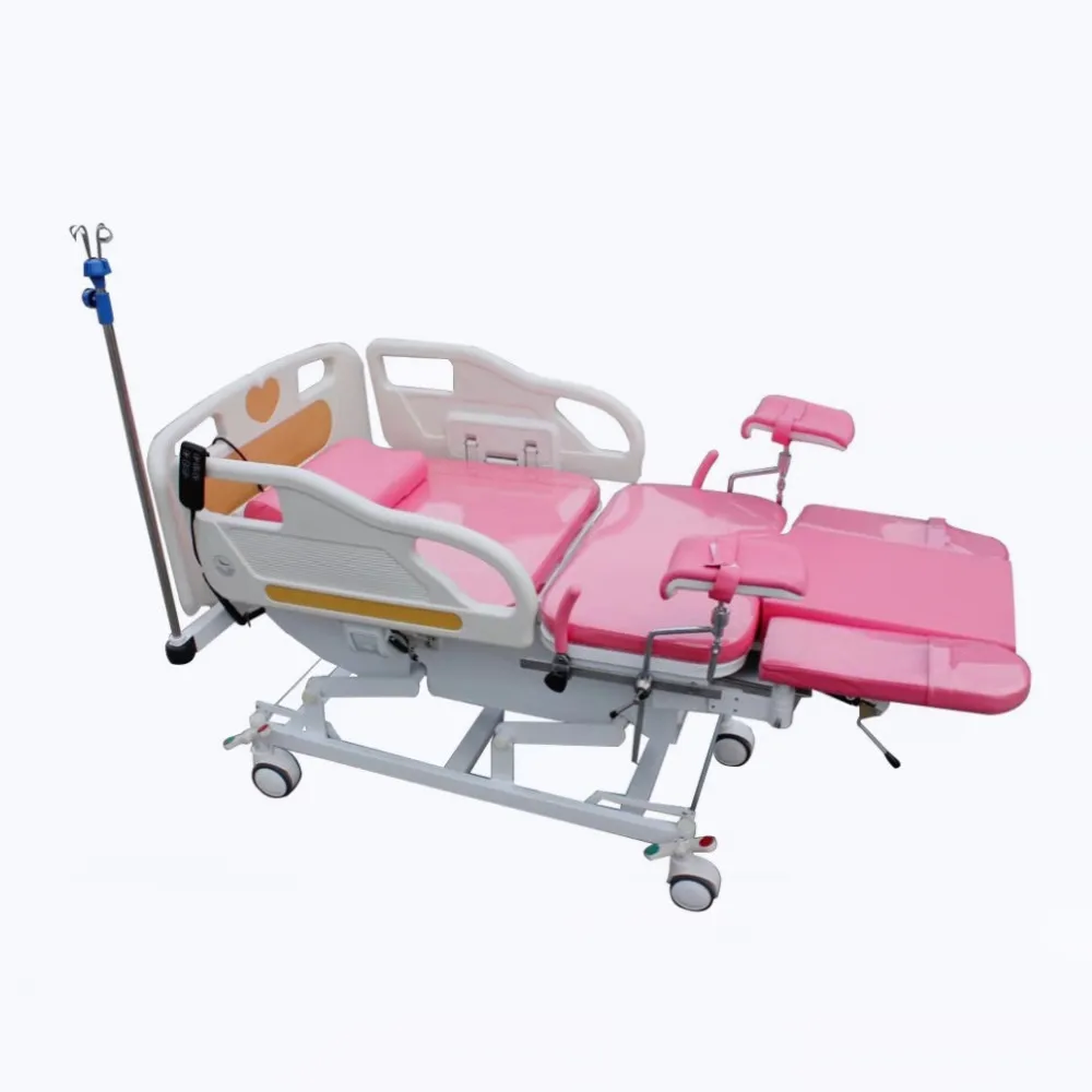 Hospital Furniture Medical Portable electric obstetric bed Gynecological Examination Delivery Table