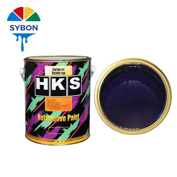 Car Paint Manufacturer Top 2K Topcoat Purple color coating Automotive Paint