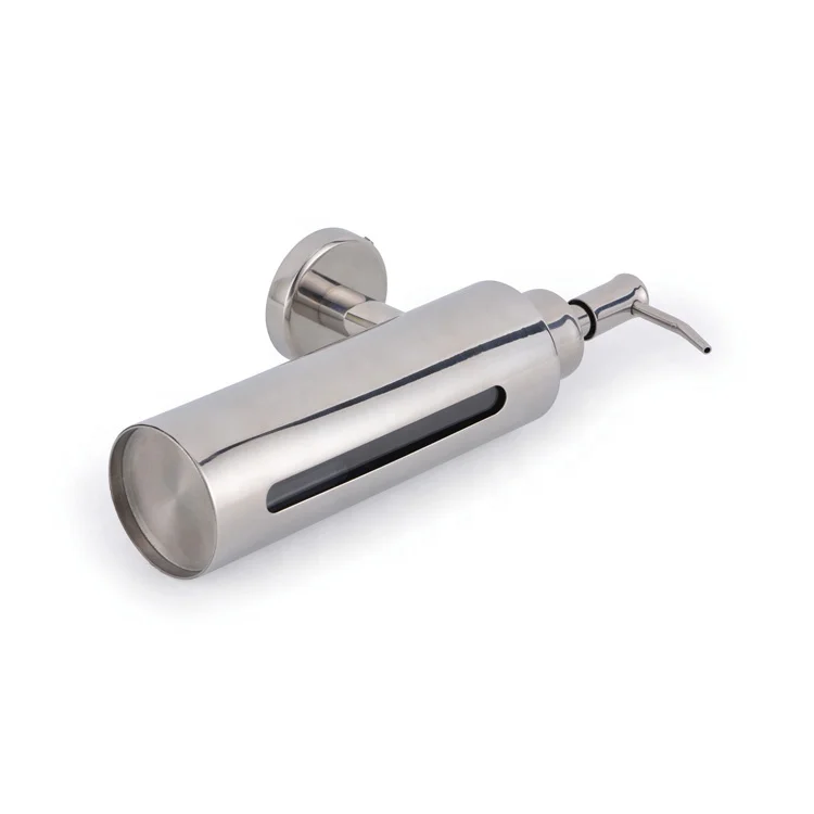 Factory Hot Sale Industrial Silver Hotel Wall Mounted Shower Gel Soap Dispenser Wall For Shampoo Manufacturer