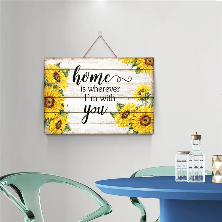 
creative hemp rope wall plaque wooden picture photo frame for decoration 