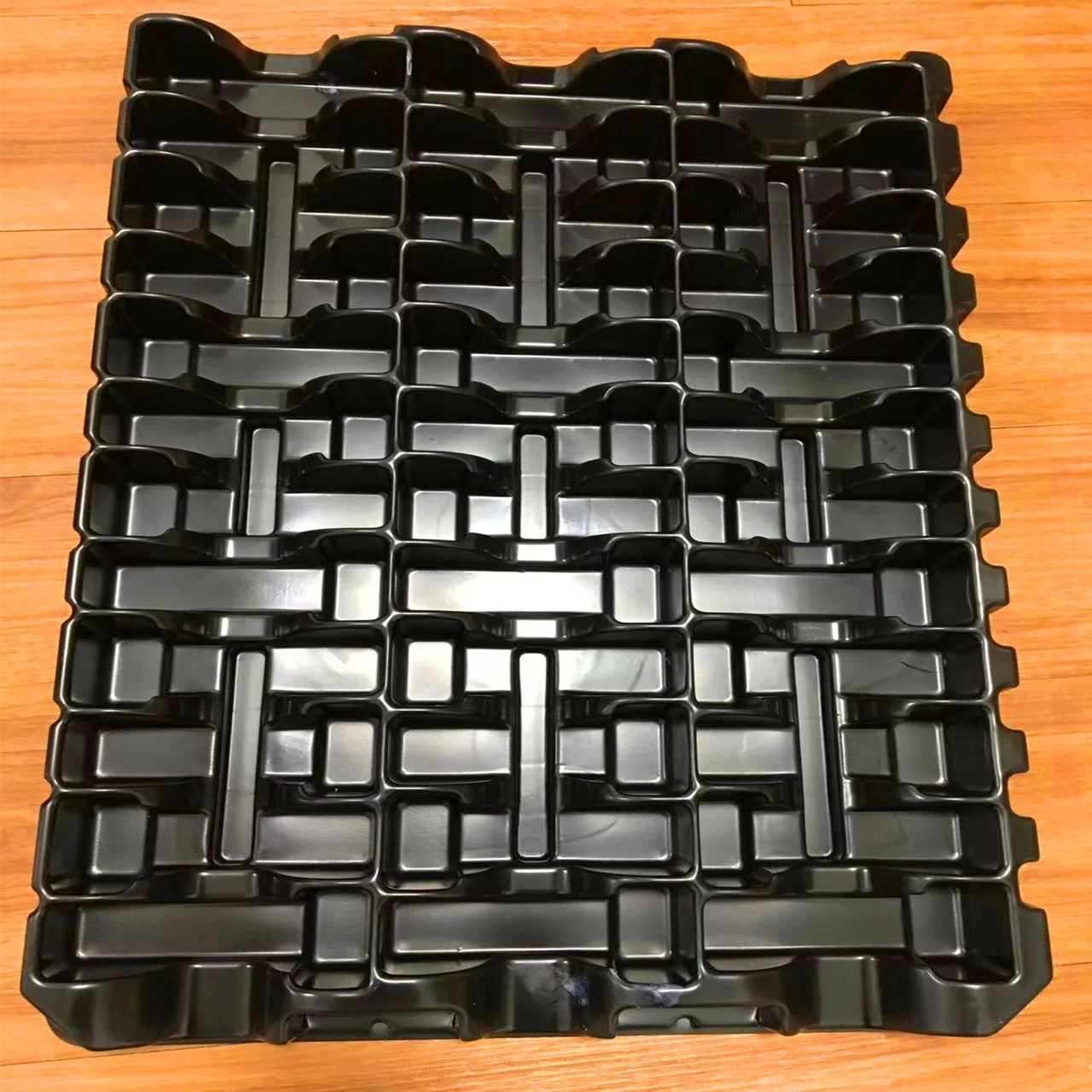 Custom clear 6 cavity plastic blister clamshell packaging for accessories