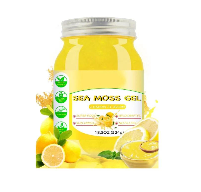 Quality Whole  Sale Irish Sea Moss Gel Organic Raw  with 92 Minerals and Vitamins Support Healthy Digestion Wildcrafted Sea Moss