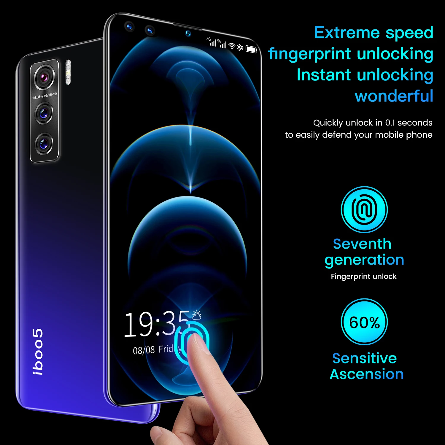 Дешевый мобильный телефон ib005 tecno 6 7 дюйма 12 + 512 ГБ разблокированный Android 10 21 48 Мп оригинальный смартфон 5600 мАч сотовый с двумя