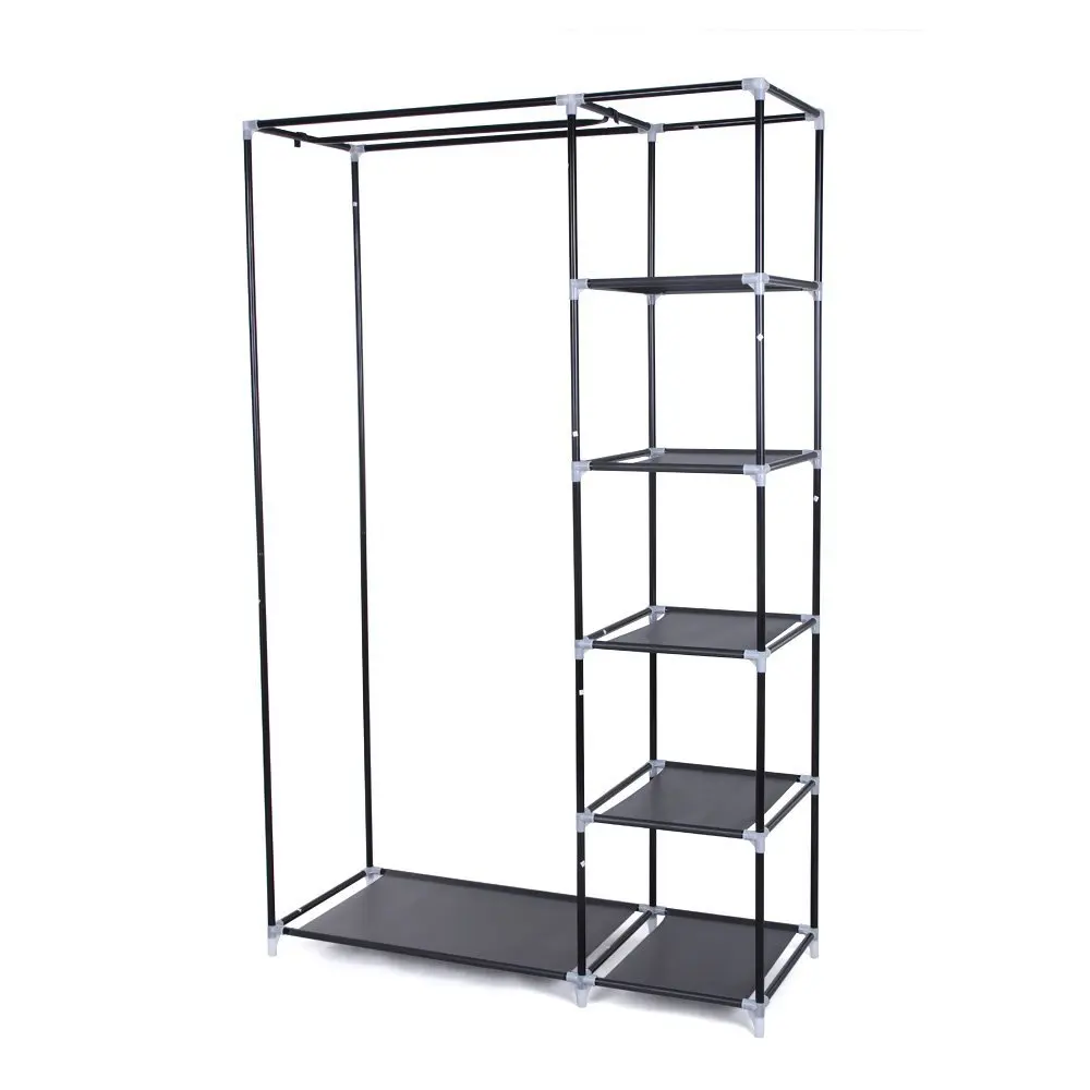 Hot cheap DIY Non-woven single detachable folding fabric wardrobe cloth closet cabinet organizer