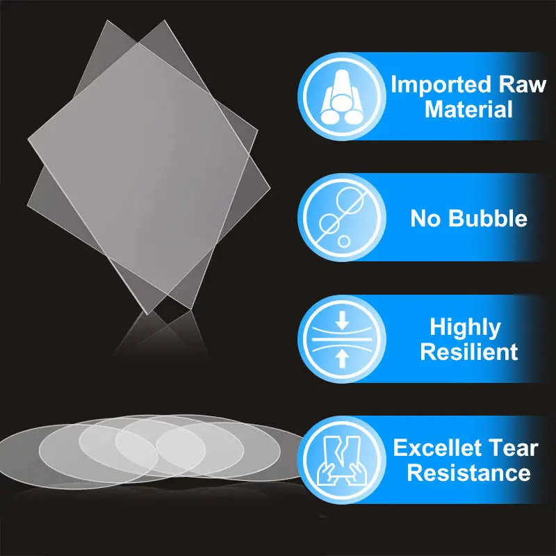 Clear TPU (Thermoplastic Urethane) Orthodontic Dental Soft Splint Sheet Hard Square Aligned Retainer for Mouth Guard