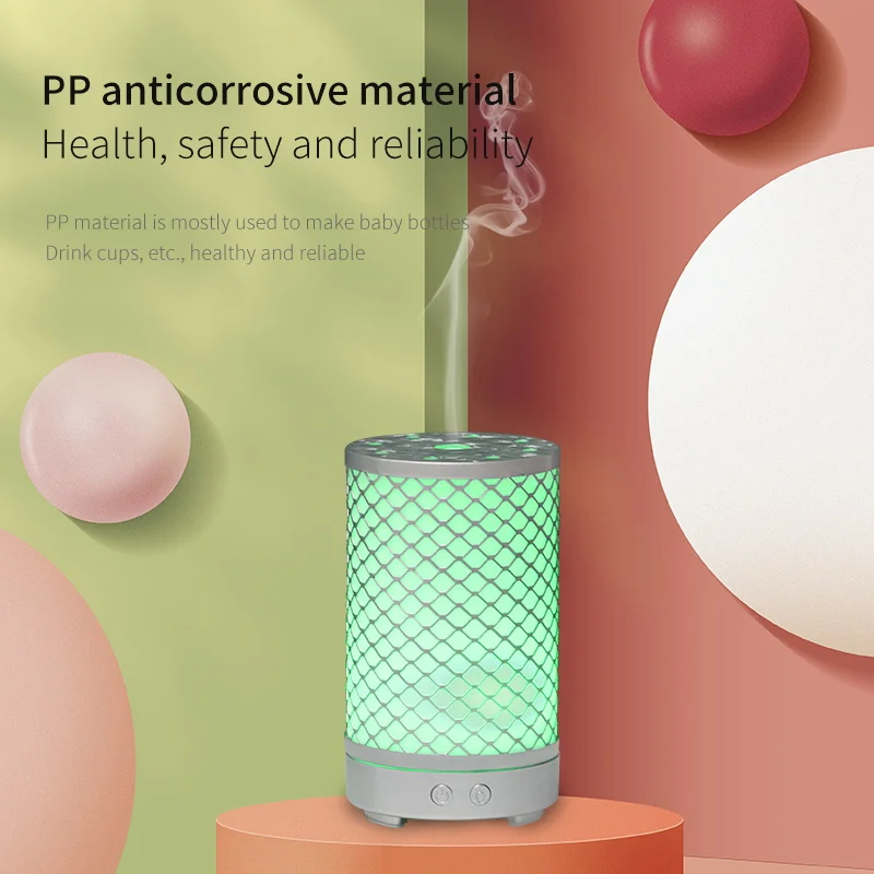 Cool Mist Electric Diffuser Ultrasonic 100ml Air Humidifier White Aroma Stone Diffuser