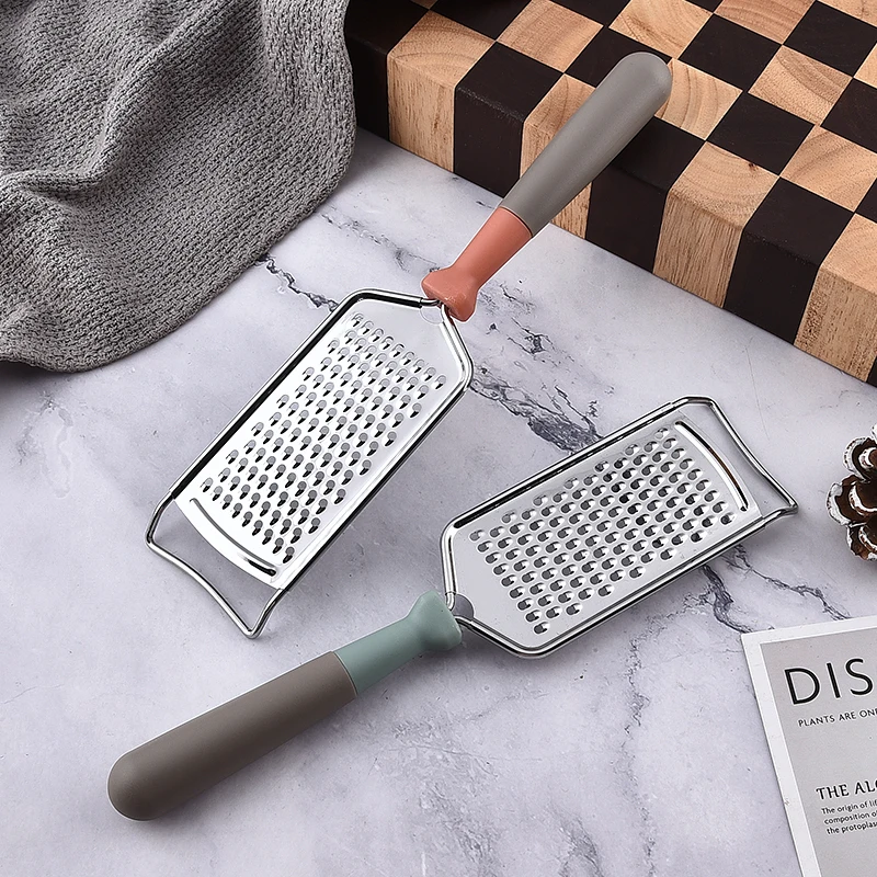 wholesale Stainless Steel plastic handle Vegetable Skin Peeler for Kitchen Creative grater Ginger grinder cheese Ginger mill