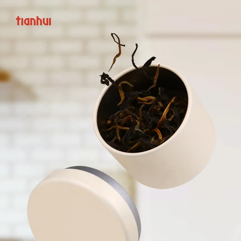 Copper Tea Can Mini Tin For Promotional Items Print Logo Label