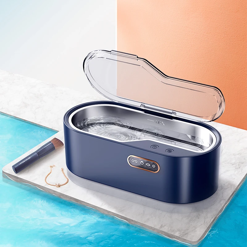 Мини ультразвуковая стиральная машина для очков ожерелий часов и колец эффективно удаляет грязь и масло домашний ультразвуковой очиститель