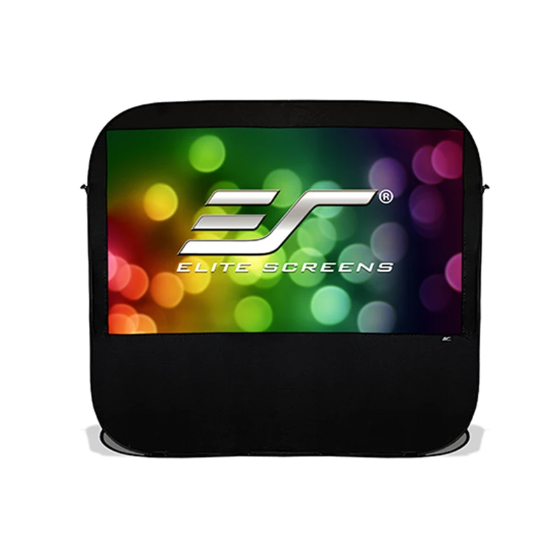 Elite Factory hot Sale New Projection Screens Design Pop-up Cinema 92inch 16:9 Portable Outdoor Fast Folding Projector Screen