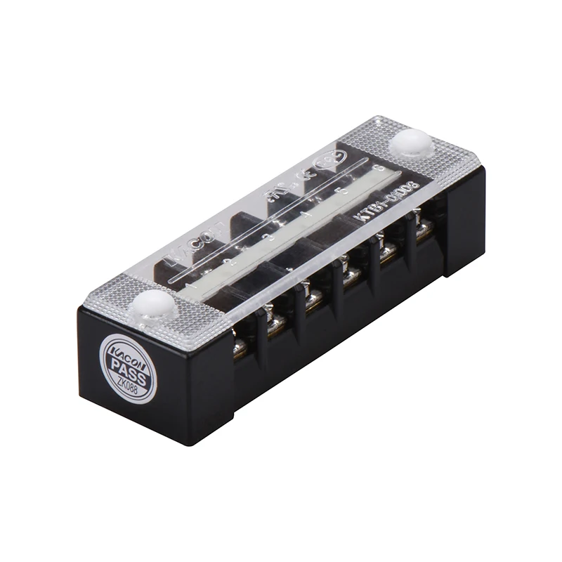 CE, UL, CQC Approved 10A Power Distribution Terminal Block 6 Pole
