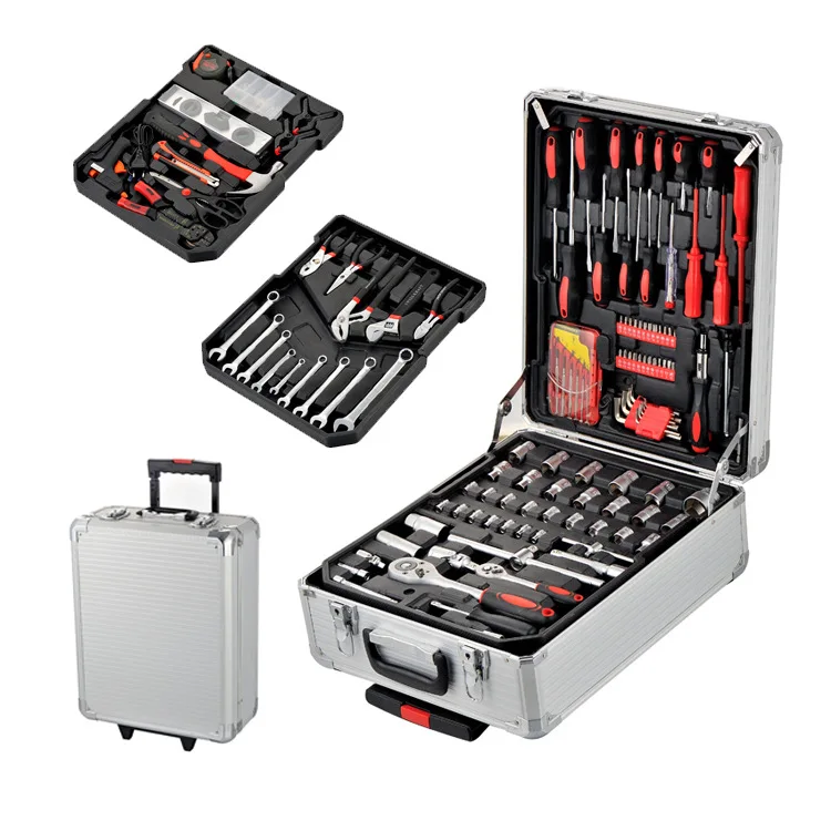 
499pcs hot sale hand tool set box, completed household tool kit, car mechanics tools 