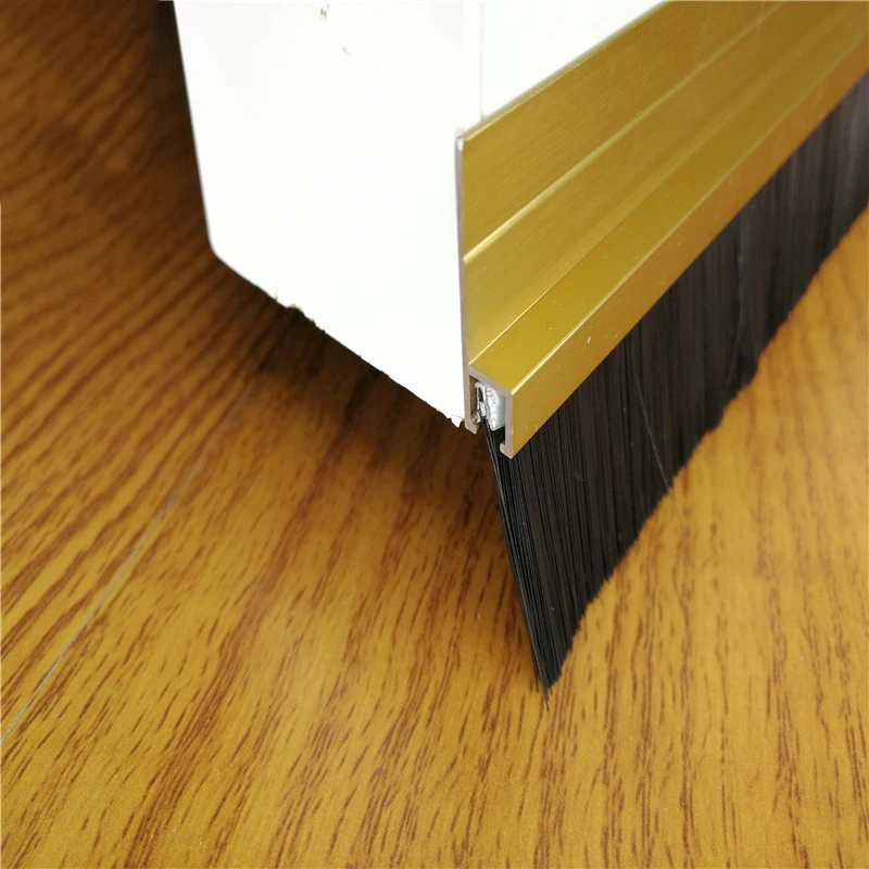 Insulation Door Bottom Seals Residential Entry Door Excluder Seal Brush