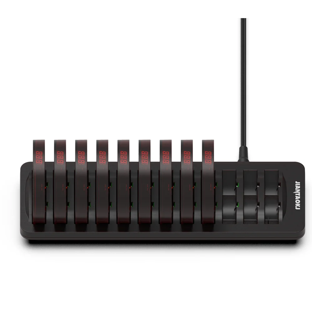 Restaurant Pager Wireless Calling System Guest Pager With 10/20 Receivers For Fast Food Cafe Food Court