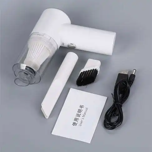 Portable Car Vacuum Cleaner Rechargeable Handheld Automotive for Wireless Dust Catcher Cyclone Suction