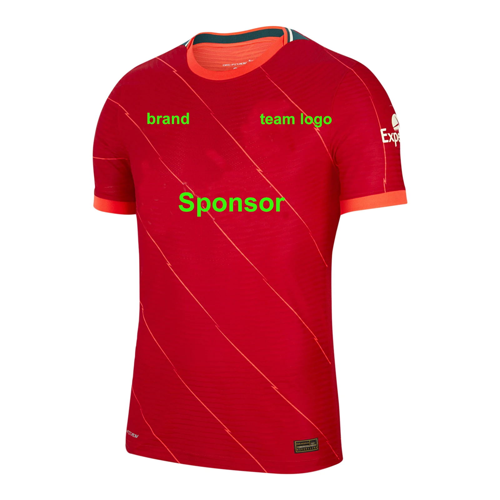 Football Jersey 21/22 Customized Player Version Thailand Soccer Wear Liverpool Jersey