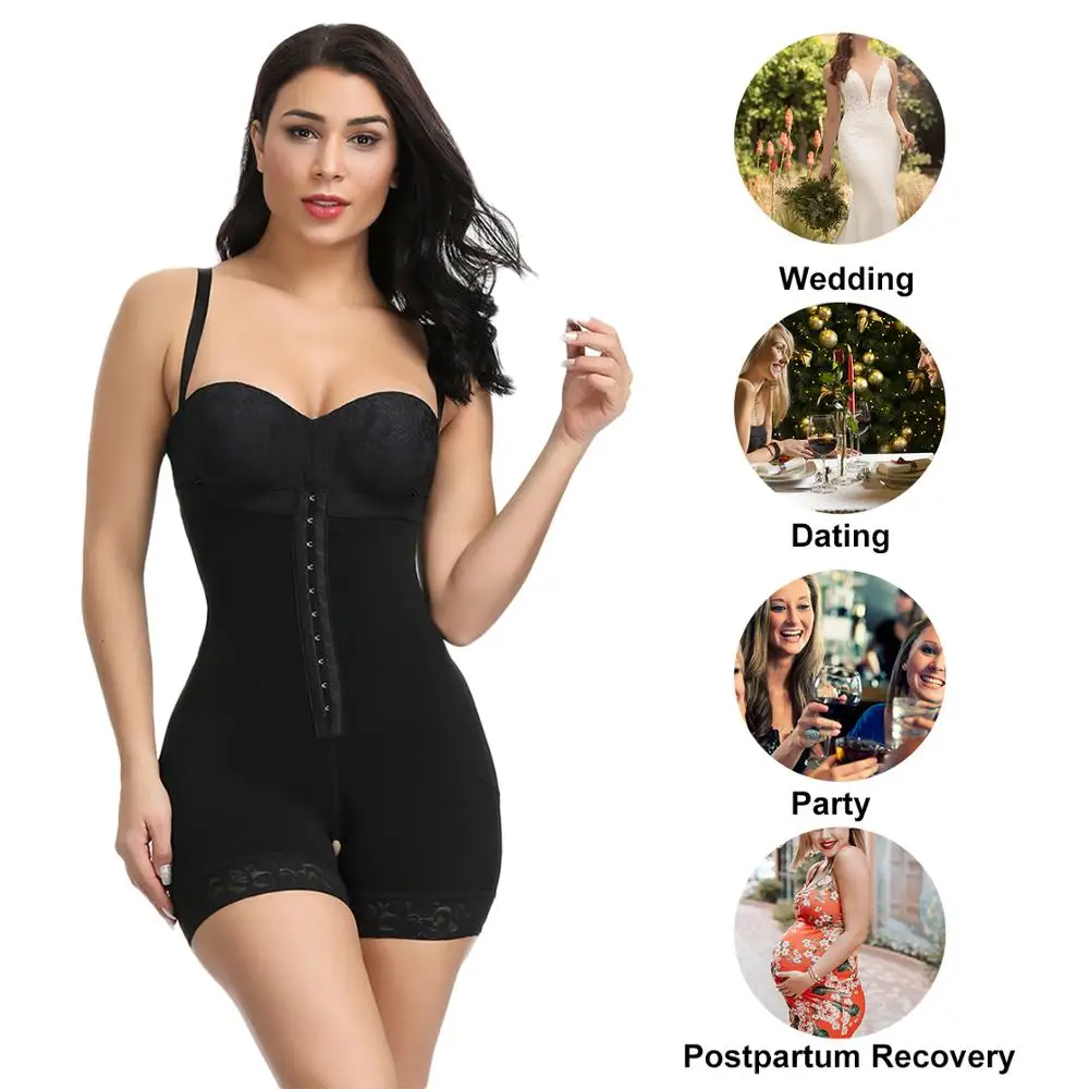 Nebility Detachable  Waist Traine  Control Body Shaper Thigh Slimmer Shapewear For Women