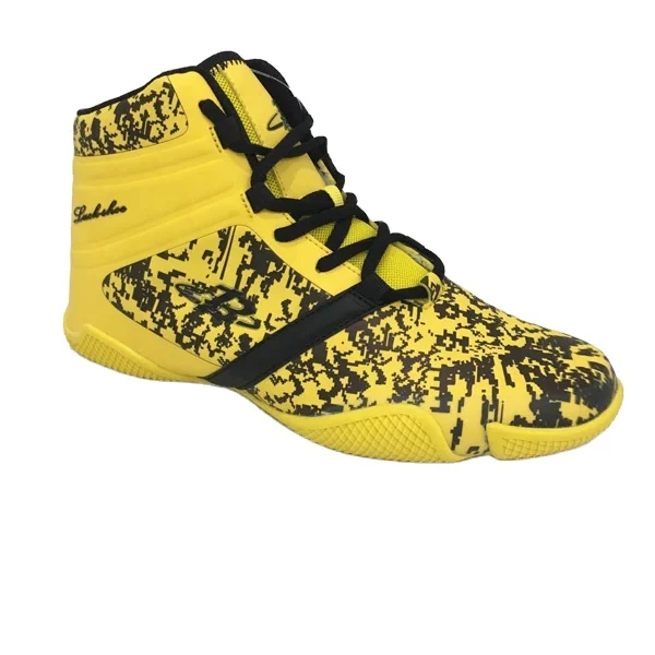 new design professional custom wrestling  shoes men training gym shoes MMA fighting boots