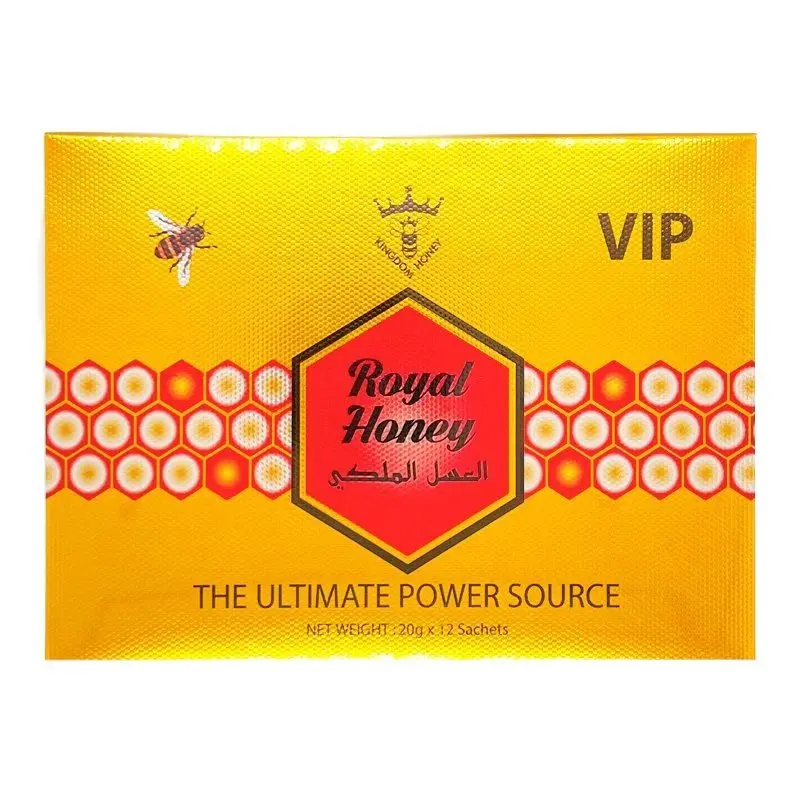 OEM new design packing box for organic royal honey candy power organic candy power candy black horse honey