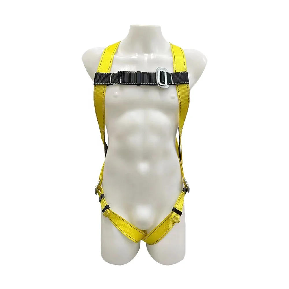Wholesale PPE CE Fall Protection Adjustable Safety Harness Vertical Rope Rescue Rock Mountain Safety Climbing Harness Belt