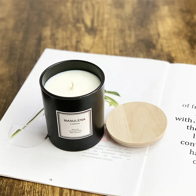 Домашний ароматизатор ароматерапия матовая чашка Роскошные Ароматические свечи в стеклянной банке