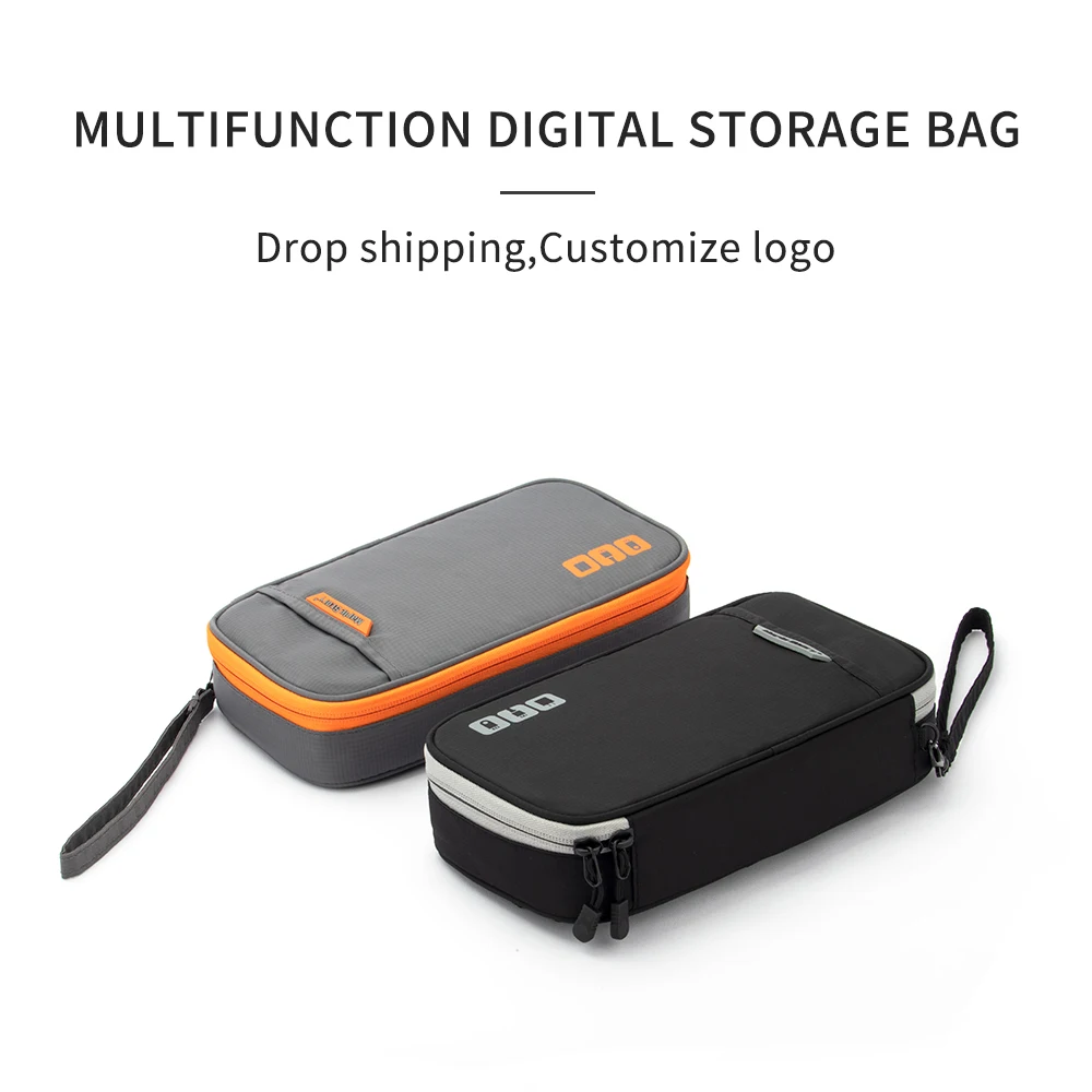 Cable Storage Pouch Travel Organizer Accessories Bag for Power Bank, Adapter, USB Charger, SD Card,Electronics Organizers