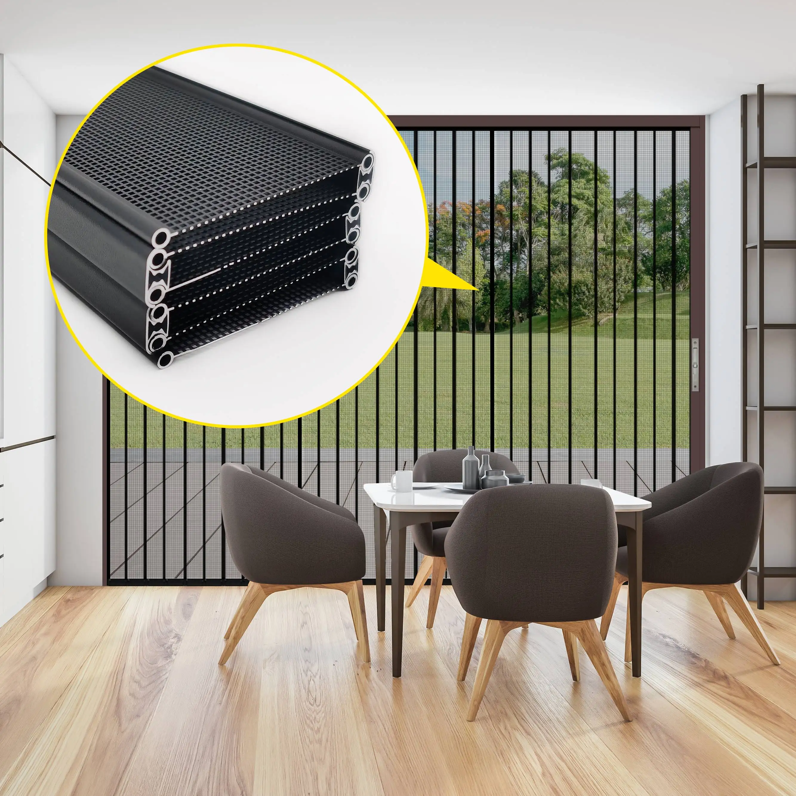 Anti Mosquito Summer Style Mesh Net Anti Insect Window Magnetic Curtain Fly Screen For Windows