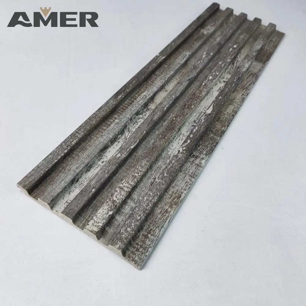 Rongke Factory price OEM outdoor 3d bathroom plastic wall molding panels gold interior waterproof