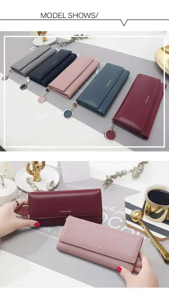 Wholesale woman card holder fashion coin purse female leather wallet purse bag designer girl wallets