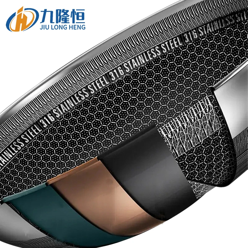 Best Sale 30cm 32cm China Traditional No-stick Stainless Steel Insuction Stove Wok For Gas Stove