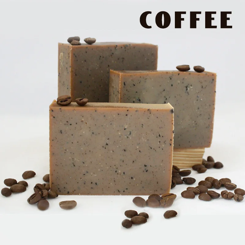 Manufacturer Coffee Bean Soap100G Essential Oil Cleaning Beauty Whitening Bath & Shower Body Bath Toilet Soap Bar
