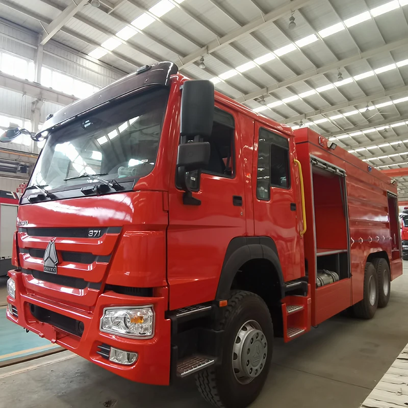 Factory Price Sinotruk Howo 6x4 Water Tower Fire Truck Water Foam Tanker Fire Fighting Truck