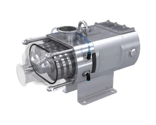 DONJOY Sanitary Stainless Steel 316L Twin Screw Pump Without Motor For Beverage Honey Chocolate