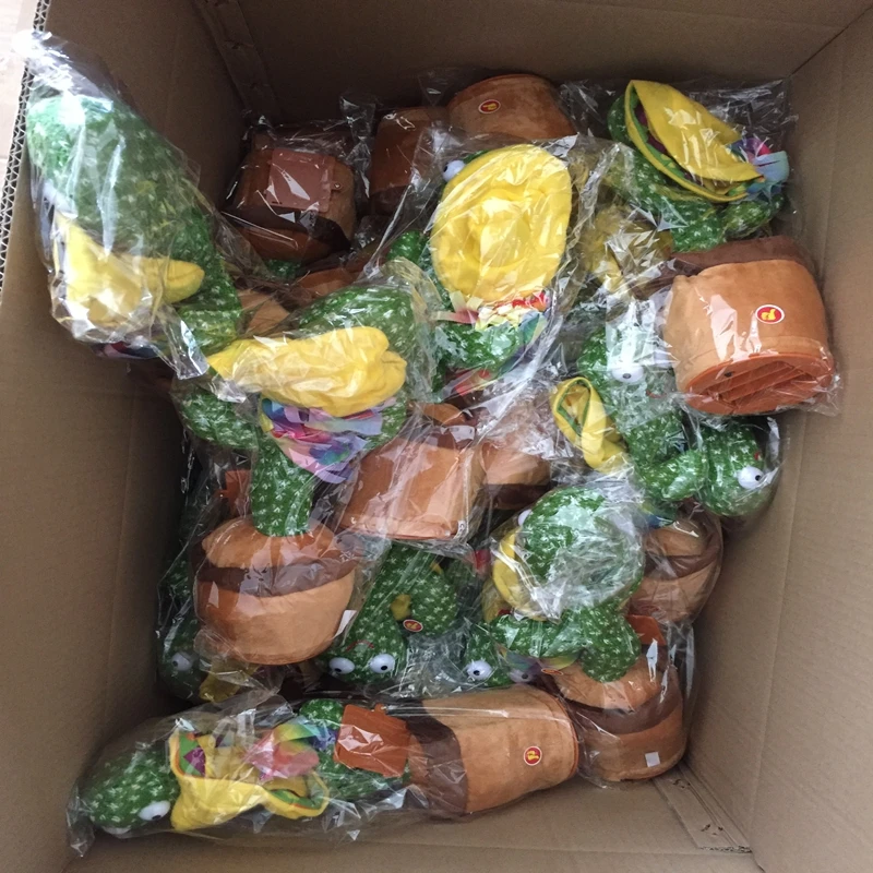 Hot Sales Dancer Manufacturers Plush Soft Doll  Dancing Cactus Toy Singing Songs Rechargeable