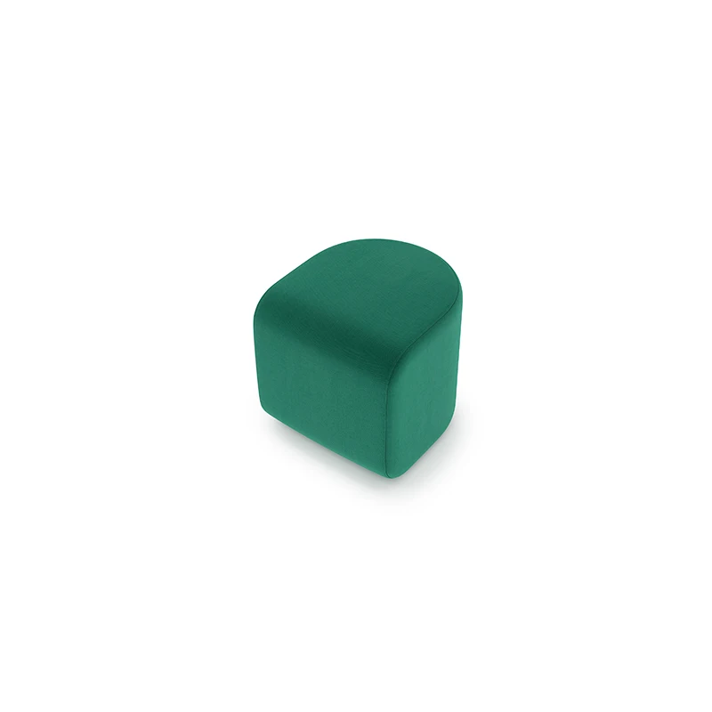 Офисная мебель для гостиной полукруглая скамейка большая подушка современный стиль круглый диван стул