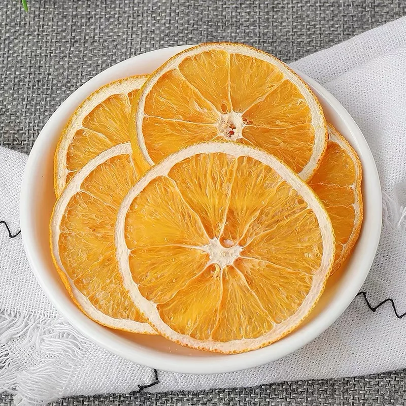 Wholesale 100% Natural Frozen Dried Fruit Freeze Dried Orange Slices Citrus Sinensis Dry Fruits Dehydrated Dry Bulk Vacuum Pack