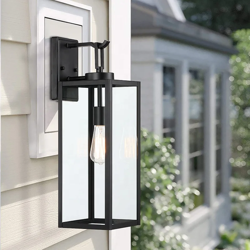 outdoor wall lamp Garden Modern Mounted Lantern Exterior Fixture Sconce Lighting Led Lamp Outdoor Wall Light Metal