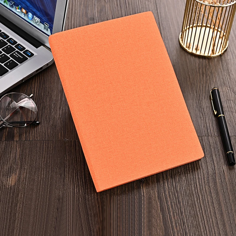 Wholesale fancy linen notebook high quality hardcover a5 notebook