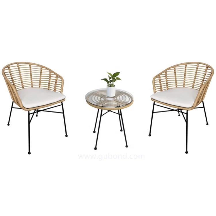 Outdoor Plastic Rattan Garden Arm Chair Metal cafe garden reasaurant outdoor wicker chair furniture