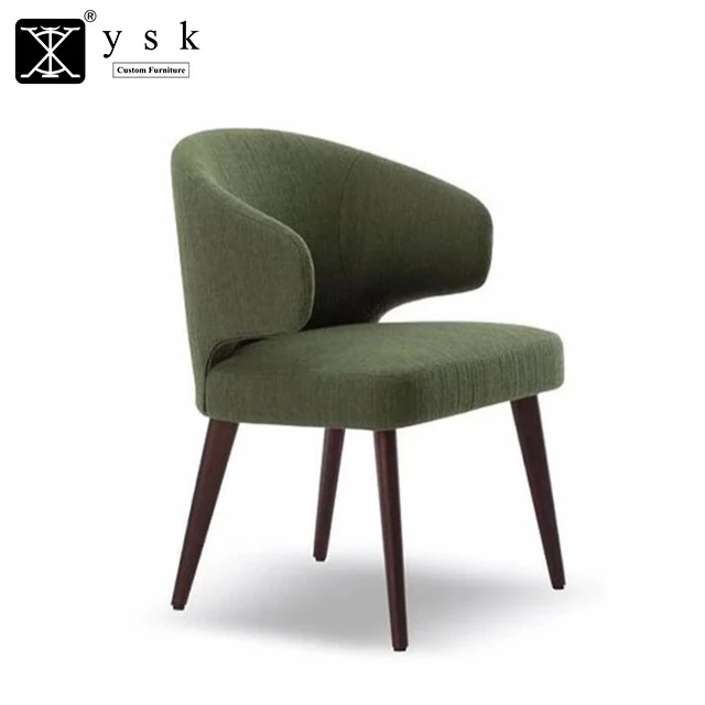 Baroque Style Fabric Upholstered Dining Room Chair For French Restaurant DC-1301