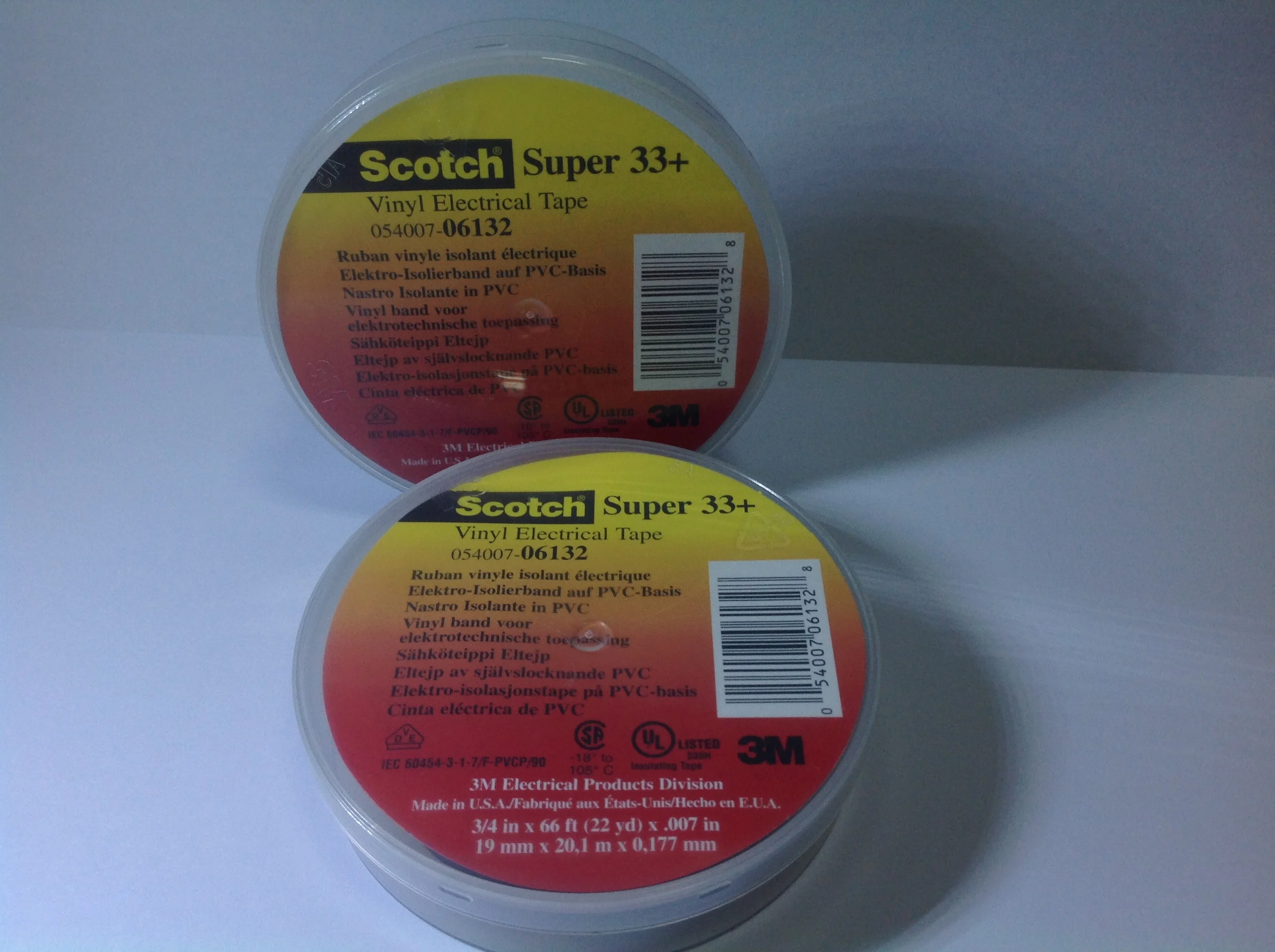 Wide scope working temperature,3M super 33+ PVC electrical tape