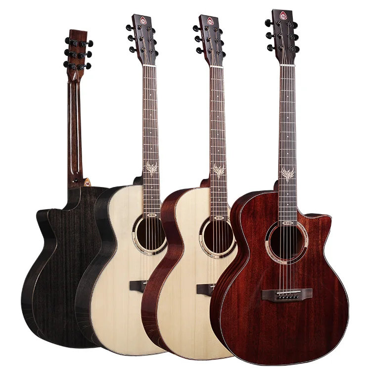 
Factory supply 38/41 inch acoustic guitars Handmade solid wooden Acoustic Guitar Musical Instruments 