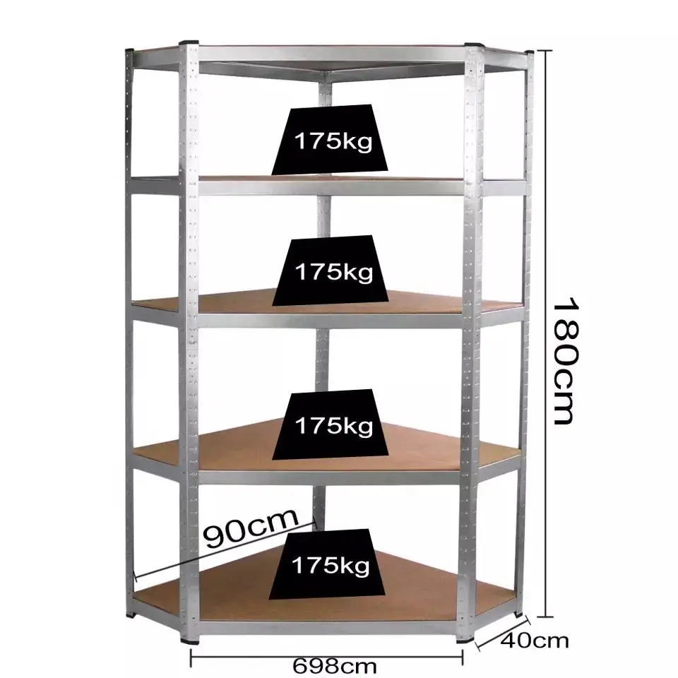 Customized boltless Shelf Metal Original Corner shelf adjustable storage shelf with cheap price