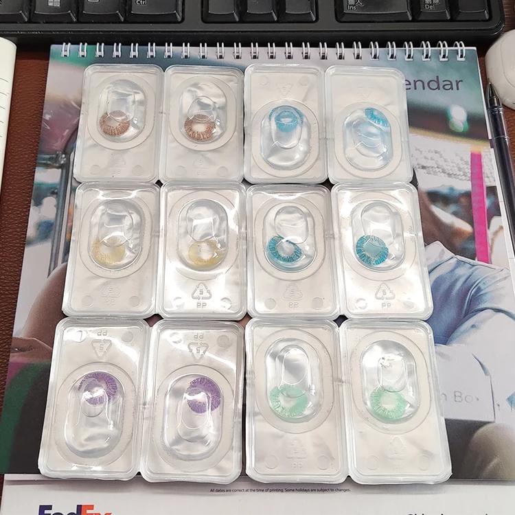 
Daily Soft Contact Lenses 14.2mm Fashion Color Women Beautiful Contact lens 