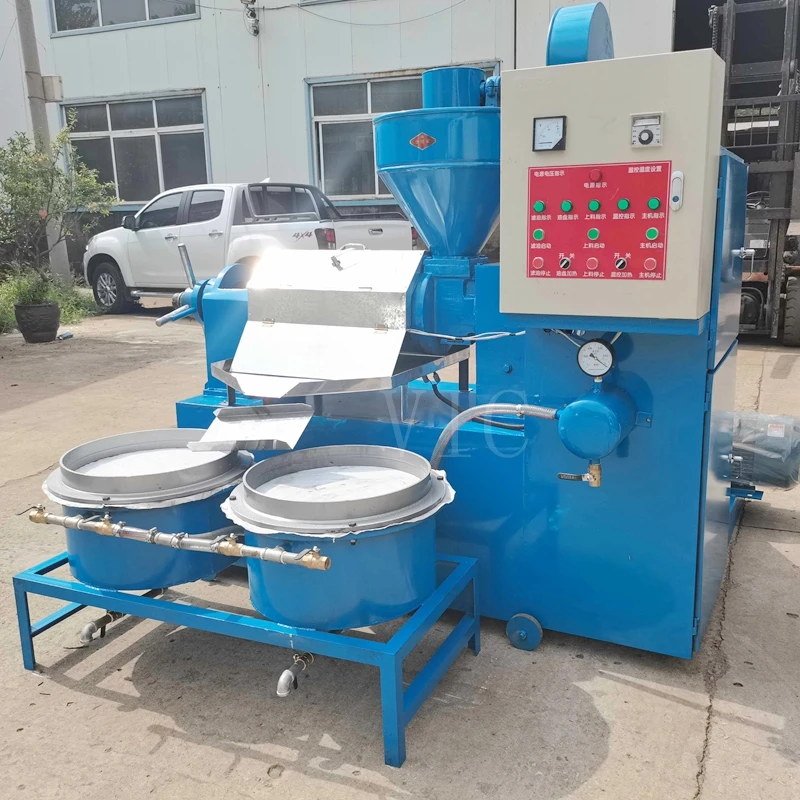 CE certificate 800KG/H palm cotton seed combined screw oil filter press sunflower cooking oil pressing machine