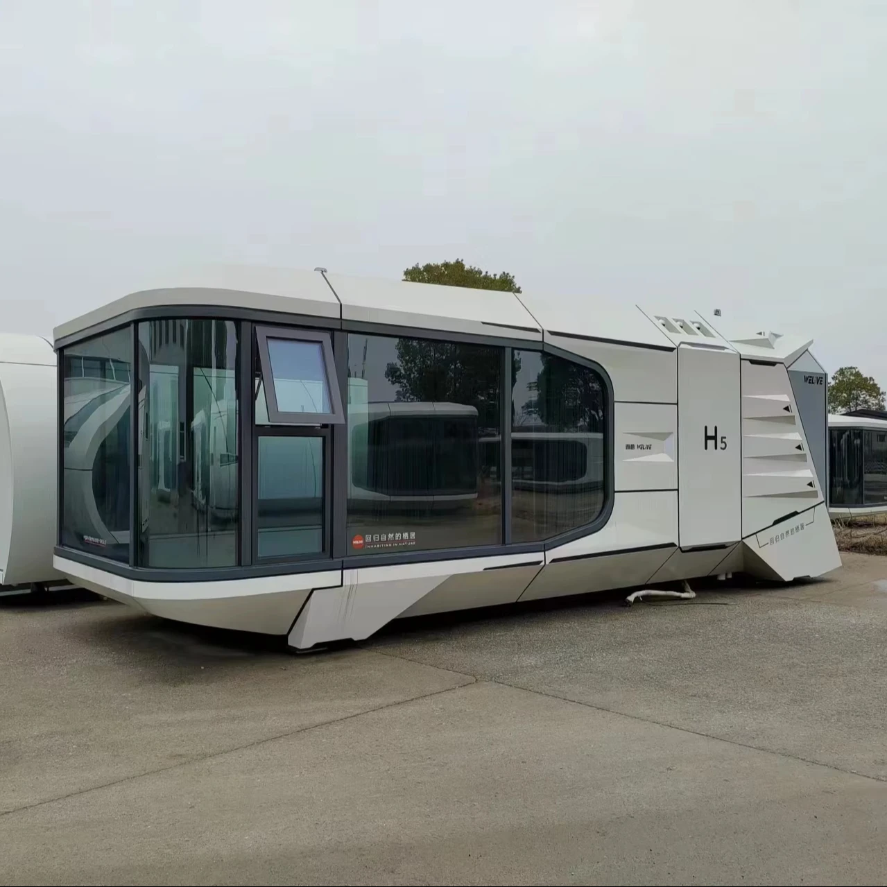 Fast-Convenience Space Cabin Smart Sunshine Room Outdoor Camping Hotel Accommodation Starry Sky View Mobile Steel Structure