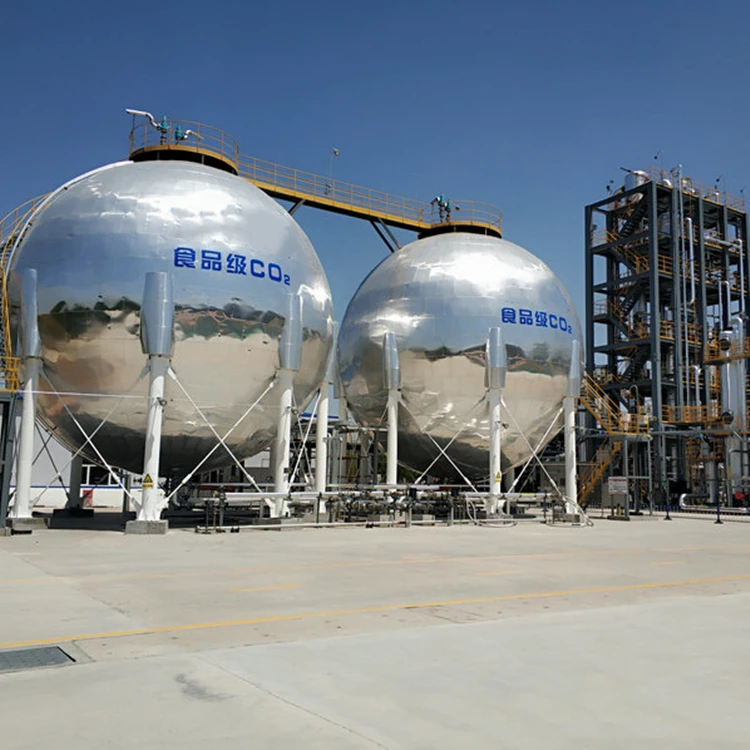 Reliable Liquid CO2 Separation Module Food Stage 99.99% Liquid Carbon Dioxide Recovery DeviCE from Fermentation Gas