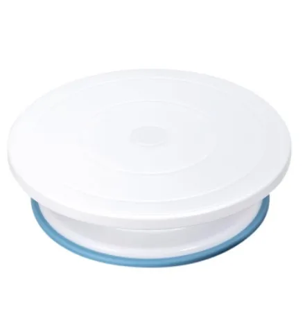 Metal Cake Turnatable Hot Baking Tools Turntable Customomized Rotating Round Cakes Table Rotary Silver Pink Table Cake Stand