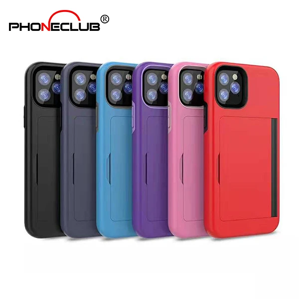 
Convenient Design card insert phone bag for Iphone XS, PC+TPU flip phone case for Iphone XS max case 
