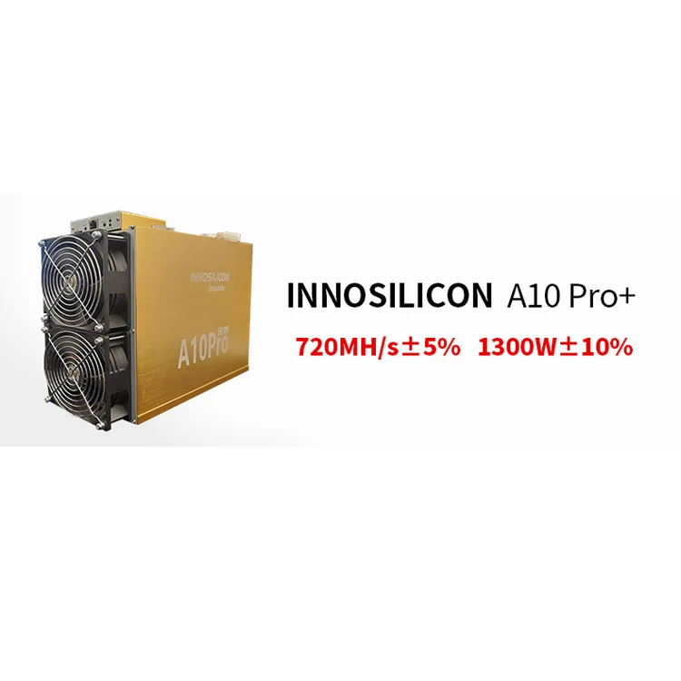  Хорошая цена Innosilicon A10 Pro 5g 500mh 6g 720mh 7g 720M 7G 750Mh/s Eth используется innosilicon750Mh/S Miner 7Gb 1350W